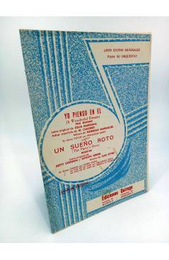 Cubierta de PARTITURA. YO PIENSO EN EL (FRANCOISE HARDY) UN SUEÑO ROTO (JULE STYNE). Quiroga 1963