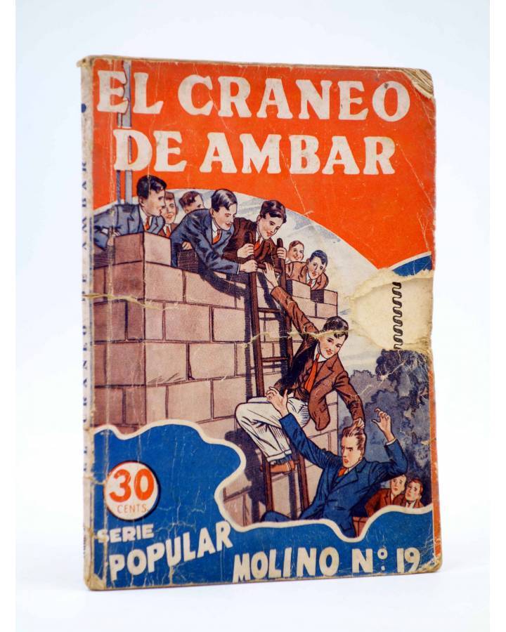 Cubierta de SERIE POPULAR MOLINO 19. EL CRÁNEO DE ÁMBAR (G. Bernard De Ferrer) Molino 1934
