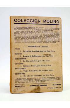 Contracubierta de SERIE POPULAR MOLINO 31. EL DOCTOR ASESINADO (Manuel Vallvé) Molino 1934