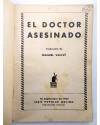 Muestra 1 de SERIE POPULAR MOLINO 31. EL DOCTOR ASESINADO (Manuel Vallvé) Molino 1934