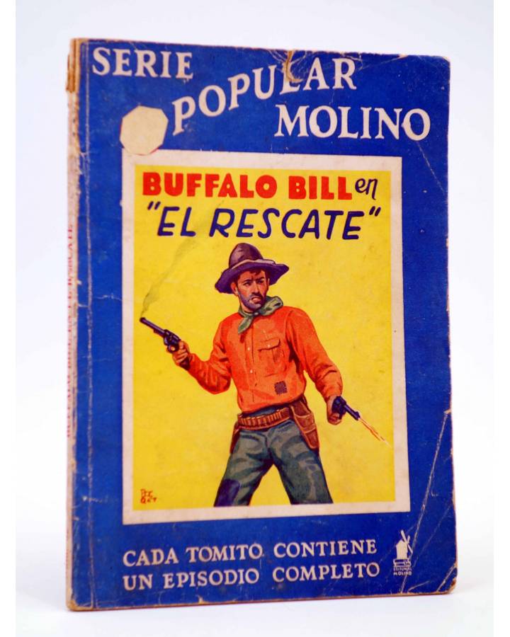 Cubierta de SERIE POPULAR MOLINO 52. BUFFALO BILL EN: EL RESCATE (H.C. Granch) Molino 1935