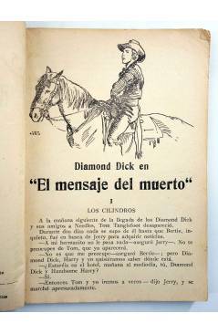 Muestra 2 de SERIE POPULAR MOLINO 54. DIAMOND NICK: EL MENSAJE DEL MUERTO (G.L. Hipkiss) Molino 1935