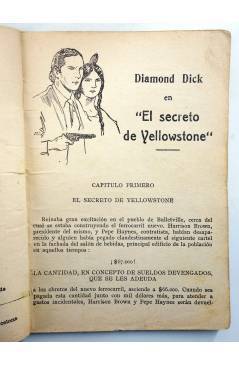 Muestra 3 de SERIE POPULAR MOLINO 60. DIAMOND DICK: EL SECRETO DE YELLOWSTONE (G.L. Hipkiss) Molino 1935