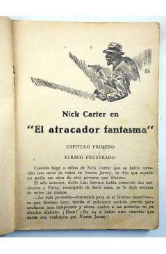 Muestra 3 de SERIE POPULAR MOLINO 71. NICK CARTER EN: EL ATRACADOR FANTASMA (G.L. Hipkiss) Molino 1935