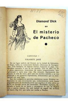 Muestra 2 de SERIE POPULAR MOLINO 75. DIAMOND DICK: EL MISTERIO DE PACHECO (G.L. Hipkiss) Molino 1935