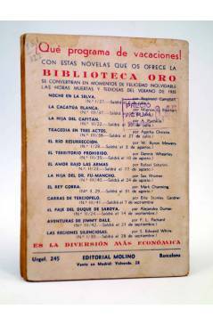 Contracubierta de SERIE POPULAR MOLINO 81. DIAMOND DICK: LA MINA MISTERIOSA (G.L. Hipkiss) Molino 1935