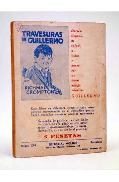 Contracubierta de SERIE POPULAR MOLINO 91. LA DANZA DE LOS ESPÍRITUS (G.L. Hipkiss) Molino 1935