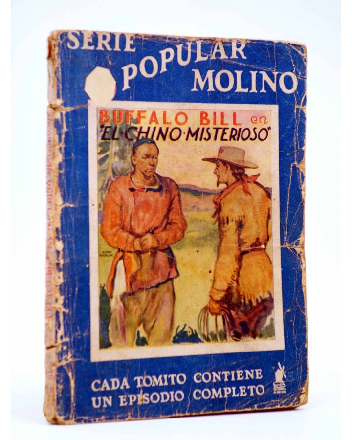 Cubierta de SERIE POPULAR MOLINO 94. BUFFALO BILL EN: EL CHINO MISTERIOSO (G.L. Hipkiss) Molino 1935