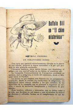 Muestra 2 de SERIE POPULAR MOLINO 94. BUFFALO BILL EN: EL CHINO MISTERIOSO (G.L. Hipkiss) Molino 1935