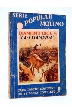 Cubierta de SERIE POPULAR MOLINO 108. DIAMOND DICK EN: LA ESTAMPIDA (H.C. Granch) Molino 1936