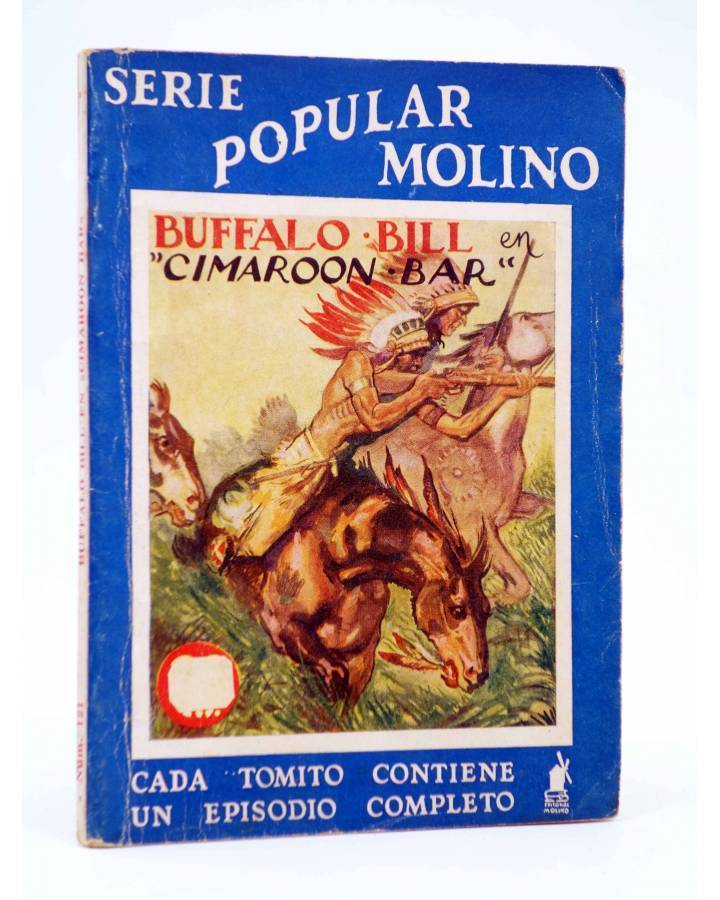 Cubierta de SERIE POPULAR MOLINO 121. BUFFALO BILL EN: CIMAROOM BAR (A. Guardiola) Molino 1936