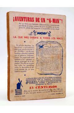 Contracubierta de SERIE POPULAR MOLINO 133. BUFFALO BILL: LA MINA DE SATANÁS (G. L. Hipkiss) Molino 1941