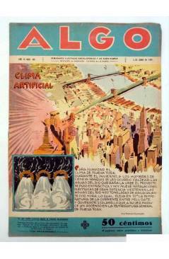Cubierta de ALGO. SEMANARIO ILUSTRADO ENCICLOPÉDICO Y DE BUEN HUMOR AÑO IV. N.º 162. 4 JUNIO 1932 (Vvaa) Algo 1932