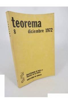 Cubierta de TEOREMA. REVISTA DEL DEPARTAMENTO DE LÓGICA Y FILOSOFÍA DE LA CIENCIA 8. UV 1972