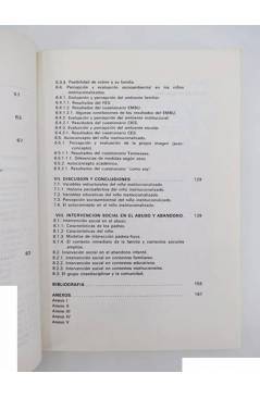 Muestra 3 de EL NIÑO ABANDONADO EN LA COMUNIDAD VALENCIANA (Amparo Escartí / Gonzalo Musitu) Generalitat Valenciana 1986