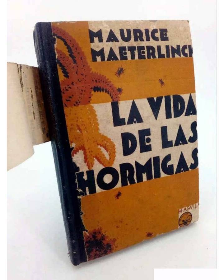 Cubierta de VIDA DE LAS HORMIGAS (Maurice Maeterling) M. Aguilar 1930