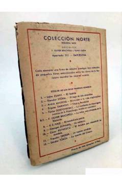 Contracubierta de COLECCION NORTE. EL LADRÓN (Lajos Zilahy) 1945