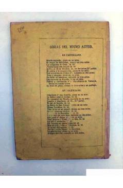 Contracubierta de LA CRUZ DE PLATA. DEDICATORIA AUTÓGRAFA (Francisco Palanca Y Roca) José María Blesa 1877
