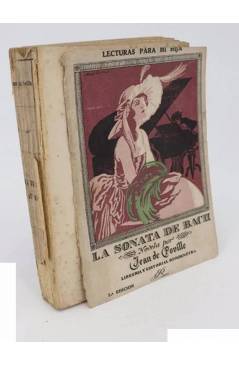 Cubierta de LECTURAS PARA MI HIJA. LA SONATA DE BACH (Jean De Foville) Rivadeneyra 1923