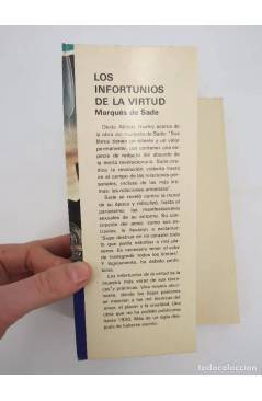 Muestra 1 de COL. OTRO PRISMA. LOS INFORTUNIOS DE LA VIRTUD (Marqués De Sade) Mundilibro 1977