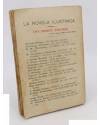 Contracubierta de LA NOVELA ILUSTRADA 12. LOS REYES EN EL DESTIERRO (Alfonso Daudet) Madrid S/F. Ilustraciones F. Viscaí