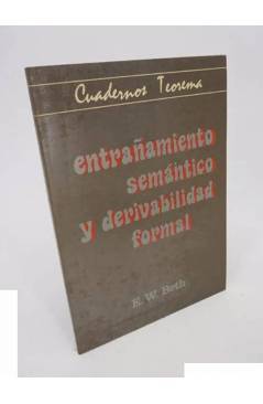 Cubierta de CUADERNOS TEOREMA 18. EXTRAÑAMIENTO SEMÁNTICO Y DERIVABILIDAD FORMAL (E.W. Beth) 1978