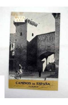 Cubierta de CAMINOS DE ESPAÑA. RUTA LXI. DAROCA. Compañía Española de Penicilina 1961