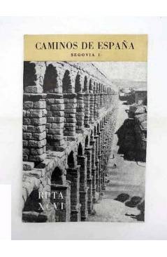 Cubierta de CAMINOS DE ESPAÑA. RUTA XCVI. SEGOVIA I. Compañía Española de Penicilina 1964