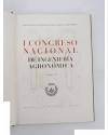 Contracubierta de I CONGRESO NACIONAL DE INGENIERÍA AGRONÓMICA. TOMO IX. EXPOSICIÓN.. Madrid 1950