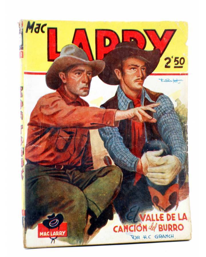 Cubierta de MAC LARRY 7. El valle de la canción del burro (H.C. Granch) Cliper 1946