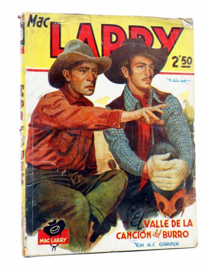 Cubierta de MAC LARRY 7. El valle de la canción del burro (H.C. Granch) Cliper 1946