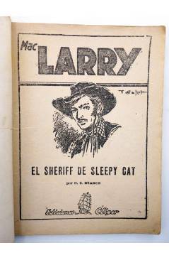 Muestra 1 de MAC LARRY 25. El Sheriff de Sleepy Cat (H.C. Granch) Cliper 1946