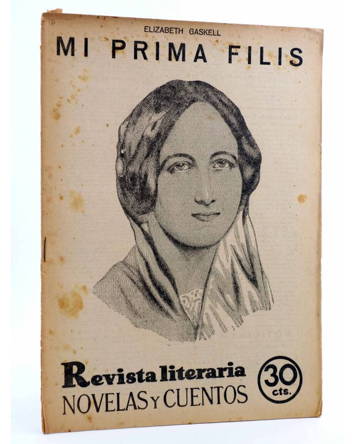 Cubierta de REVISTA LITERARIA NOVELAS Y CUENTOS 160. MI PRIMA FILIS (Elizabeth Gaskell) Dédalo 1932