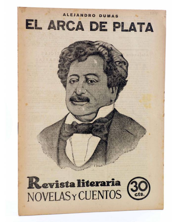 Cubierta de REVISTA LITERARIA NOVELAS Y CUENTOS 178. EL ARCA DE PLATA (Alejandro Dumas) Dédalo 1932
