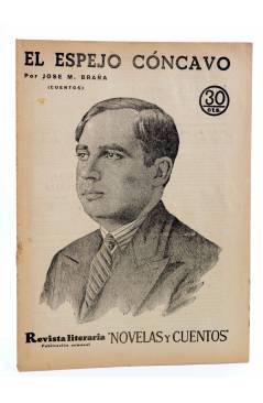 Cubierta de REVISTA LITERARIA NOVELAS Y CUENTOS 187. EL ESPEJO CÓNCAVO (José M. Braña) Dédalo 1932