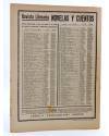 Contracubierta de REVISTA LITERARIA NOVELAS Y CUENTOS 187. EL ESPEJO CÓNCAVO (José M. Braña) Dédalo 1932