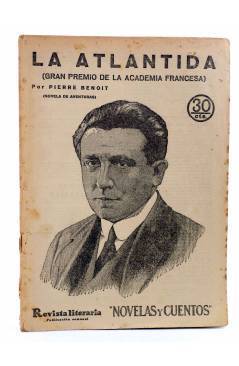 Cubierta de REVISTA LITERARIA NOVELAS Y CUENTOS 215. LA ATLÁNTIDA (Pierre Benoit) Dédalo 1933