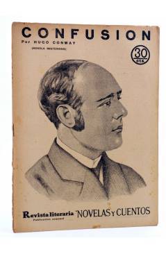 Cubierta de REVISTA LITERARIA NOVELAS Y CUENTOS 266. CONFUSIÓN (Hugo Conway) Dédalo 1934