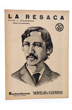 Cubierta de REVISTA LITERARIA NOVELAS Y CUENTOS 322. LA RESACA (Robert Louis Stevenson) Dédalo 1935