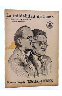 Cubierta de REVISTA LITERARIA NOVELAS Y CUENTOS 368. LA INFIDELIDAD DE LUCÍA (Max Y Alex Fischer) Dédalo 1936