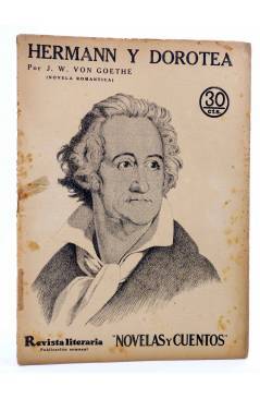 Cubierta de REVISTA LITERARIA NOVELAS Y CUENTOS 396. HERMANN Y DOROTEA (J.W. Von Goethe) Dédalo 1936