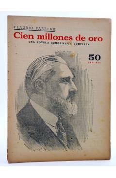 Cubierta de REVISTA LITERARIA NOVELAS Y CUENTOS s/n. CIEN MILLONES DE ORO (Claudio Farrere) Dédalo Circa 1940