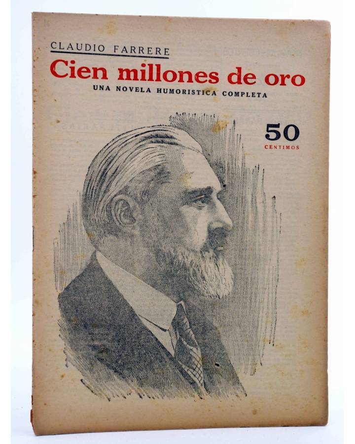 Cubierta de REVISTA LITERARIA NOVELAS Y CUENTOS s/n. CIEN MILLONES DE ORO (Claudio Farrere) Dédalo Circa 1940