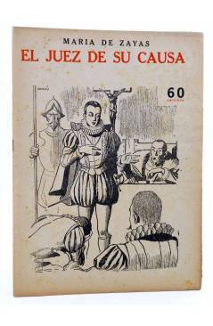 Cubierta de REVISTA LITERARIA NOVELAS Y CUENTOS s/n. EL JUEZ DE SU CAUSA (María De Zayas) Dédalo Circa 1940