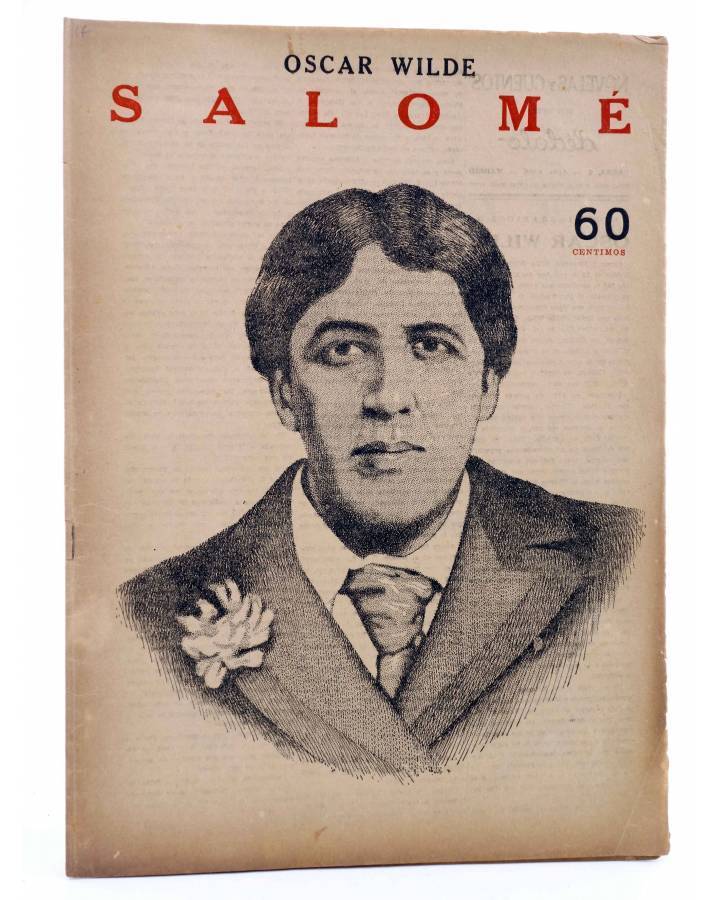 Cubierta de REVISTA LITERARIA NOVELAS Y CUENTOS s/n. SALOMÉ (Oscar Wilde) Dédalo Circa 1940
