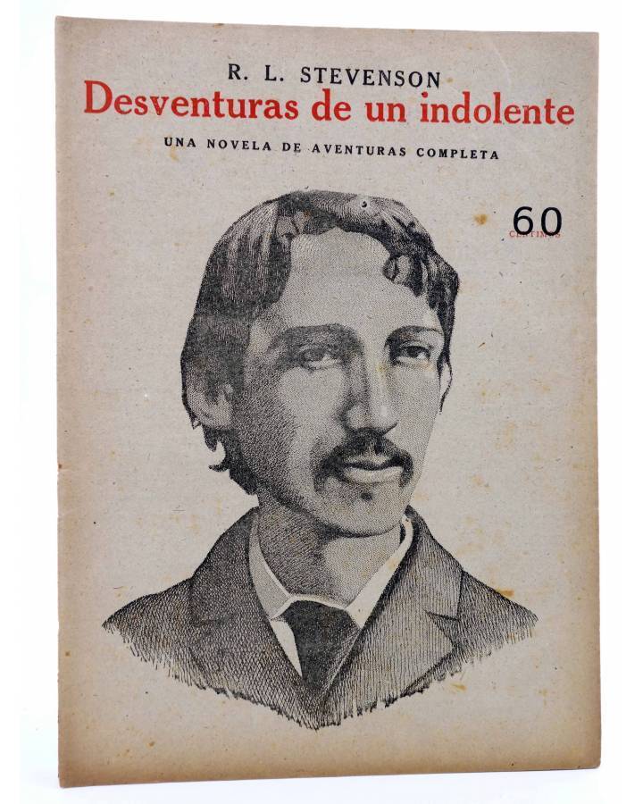 Cubierta de REVISTA LITERARIA NOVELAS Y CUENTOS. DESVENTURAS DE UN INDOLENTE (R.L. Stevenson) Dédalo Circa 1940
