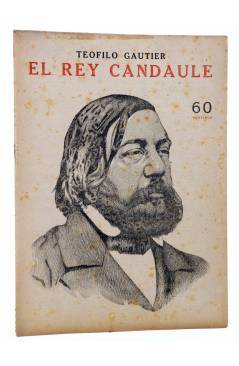 Cubierta de REVISTA LITERARIA NOVELAS Y CUENTOS s/n. EL REY CANDAULE (Teofilo Gautier) Dédalo Circa 1940