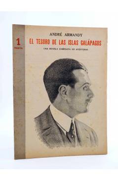 Cubierta de REVISTA LITERARIA NOVELAS Y CUENTOS. EL TESORO DE LAS ISLAS GALÁPAGOS (A Armandy) Dédalo Circa 1940