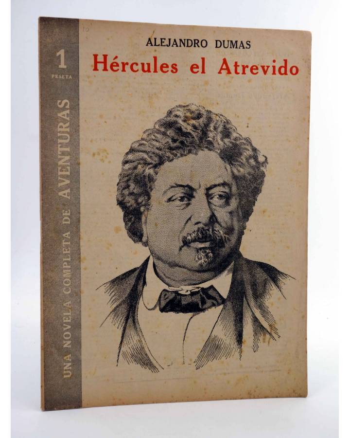 Cubierta de REVISTA LITERARIA NOVELAS Y CUENTOS s/n. HÉRCULES EL ATREVIDO (Alejandro Dumas) Dédalo Circa 1940