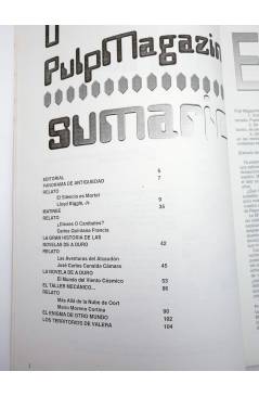 Contracubierta de PULP MAGAZINE FANZINE DE CIENCIA FICCIÓN Y FANTASÍA (Vvaa) Pulp Ediciones 2000